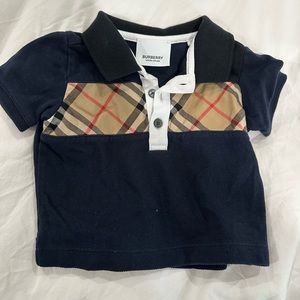 Authentic Burberry polo for 6m baby! (Authentic)